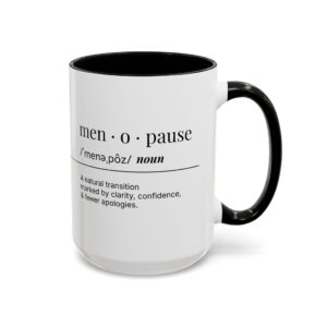 Menopause Mug | Tea / Coffee Cup with QR Code | 365 Daily Changing Messages