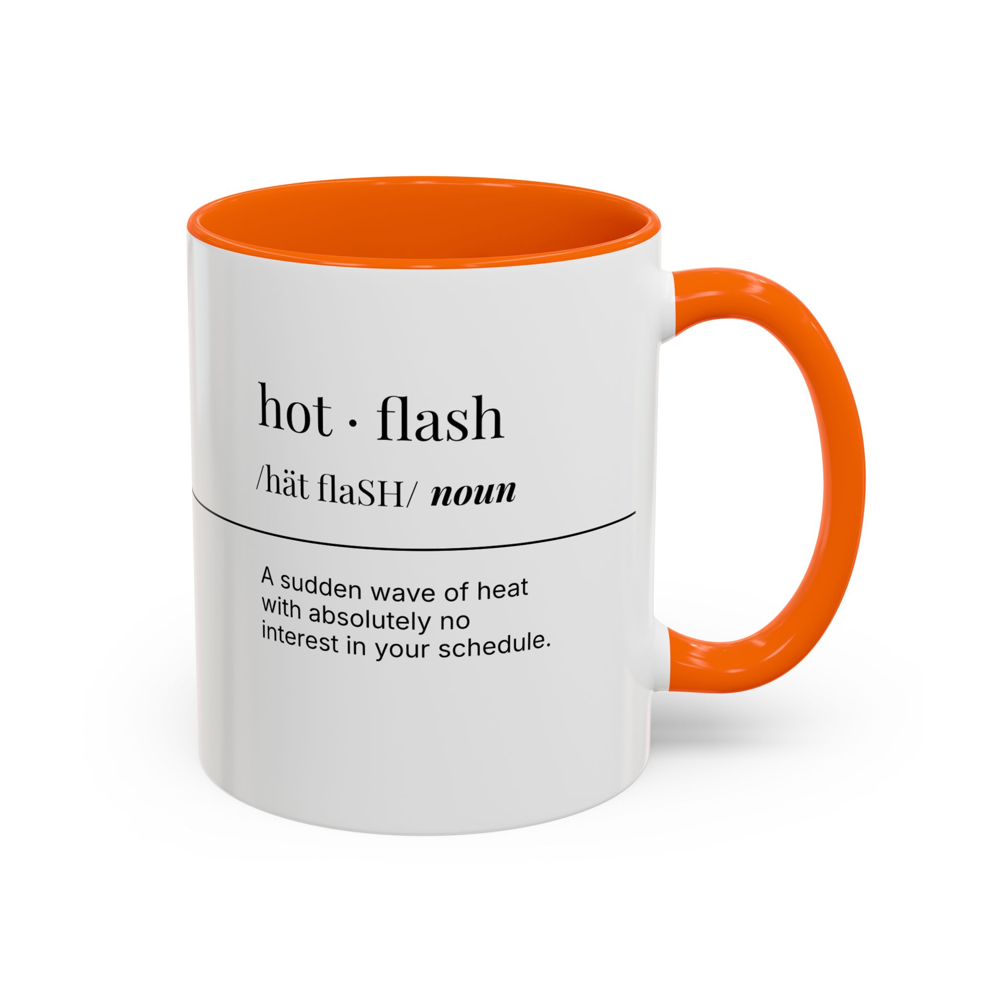Hot Flash Mug | Menopause Coffee Cup with QR Code | 365 Days of Daily Wisdom Gift